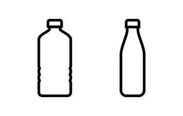 Bottle icon vector illustration. bottle sign and symbol