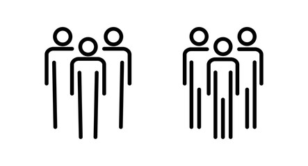 People icon vector illustration. person sign and symbol. User Icon vector