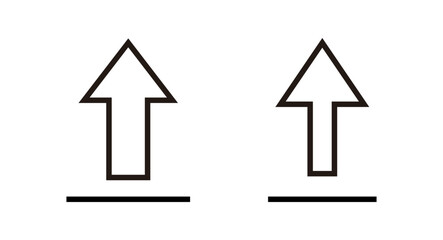Upload icon vector illustration. load data sign and symbol