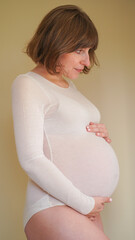 Embracing Beauty: A Journey Through Pregnancy and Body Image. Maternity beautiful 9 month pregnancy - 03