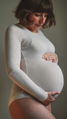 Embracing Beauty: A Journey Through Pregnancy and Body Image. Maternity beautiful 9 month pregnancy - 01