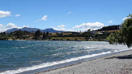 beach in the lake