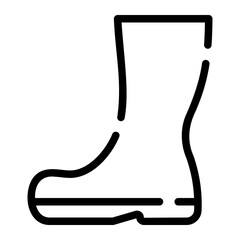 boots line icon