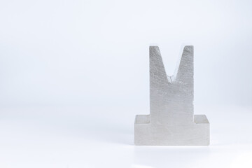 Sheet metal bending tool and equipment isolated on a white background. Special Bending machine...