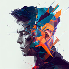 woman, face, mask, beauty, carnival, art, halloween, fashion, red, illustration, black, people, costume, person, painting, hair, party, venice, lady, head, vampire, eyes, witch, dark, color