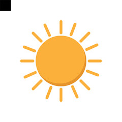 sun icon vector for your design