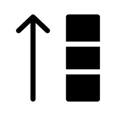 Sort Icon Vector Symbol Design Illustration