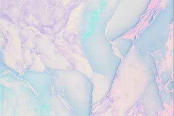 Plain baby blue and baby pink smooth marble background made with Generative AI technology	