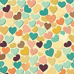 Cute Love Heart Background