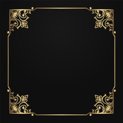 floral pattern, with vintage frame