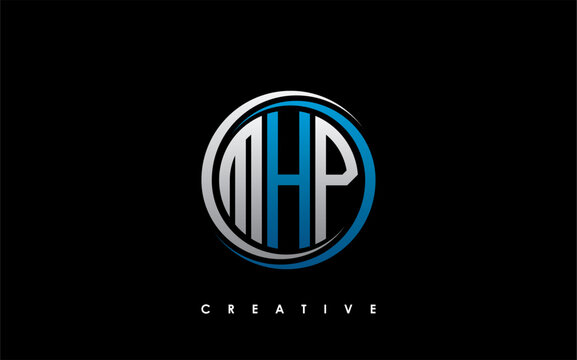 MHP Letter Initial Logo Design Template Vector Illustration
