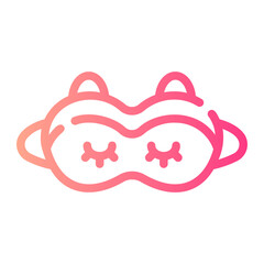 sleeping gradient icon