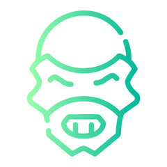 zombie gradient icon