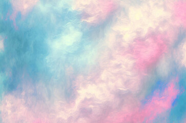 Abstract pastel color oil paint texture background. Generative ai.