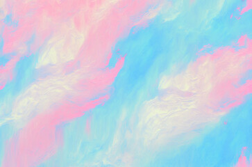 Fototapeta na wymiar Abstract pastel color oil paint texture background. Generative ai.