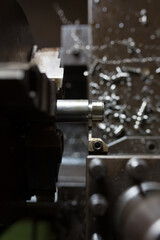 Parting off with a lathe
