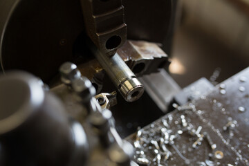 Parting off with a lathe
