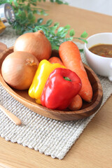 北海道野菜 パプリカとじゃがいもとニンジン