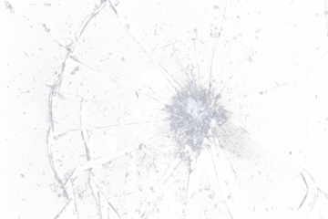 abstract round broken glass with particle 