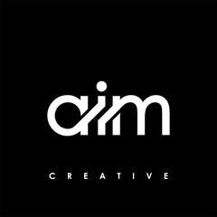 AIM Letter Initial Logo Design Template Vector Illustration