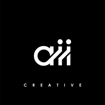 AII Letter Initial Logo Design Template Vector Illustration