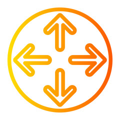 expand gradient icon