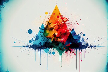 Abstract background. Abstract Colorful Background with triangles. Backgrounds abstract