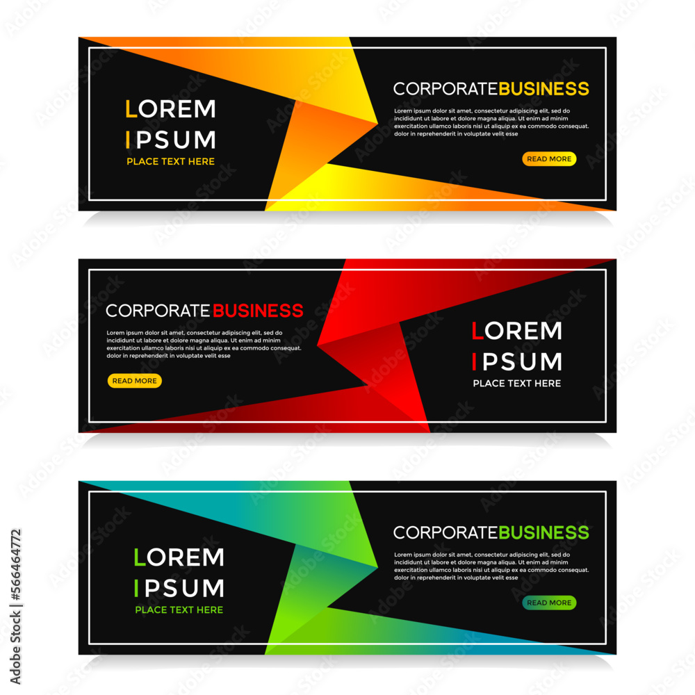 Wall mural abstract web banner design background or header templates