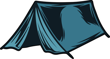 Camp Tool Equipment Illustration