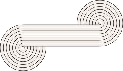 Abstract stripe line element