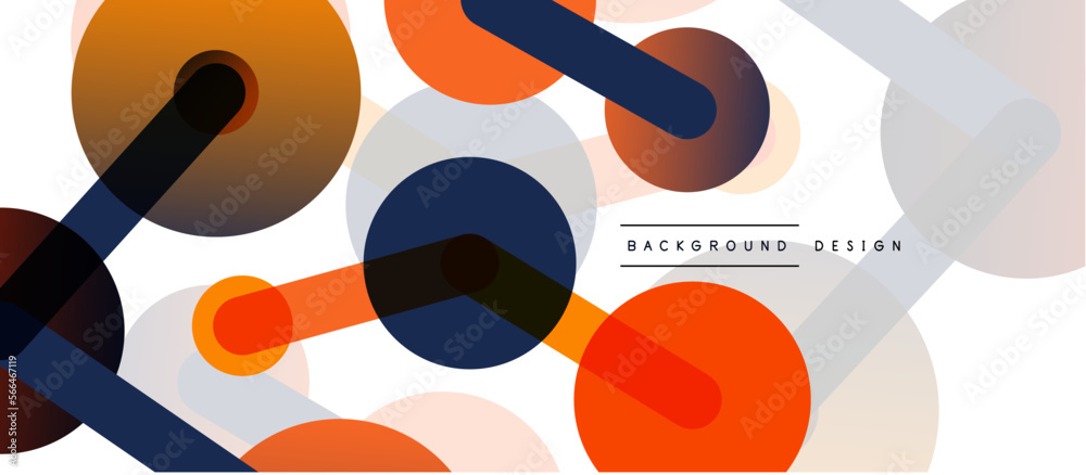 Poster network concept abstract background. dots connection. big data idea. business template for wallpaper