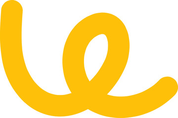 Abstract organic shape doodle