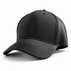 Poster Product photo of a black ball cap, isolated on a white background, AI assisted finalized in Photoshop by me © SHArtistry