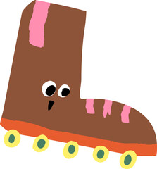 Abstract organic shape doodle