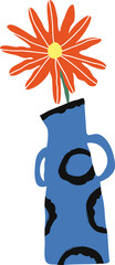 Flower in vase doodle
