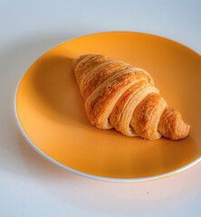 croissant on plate