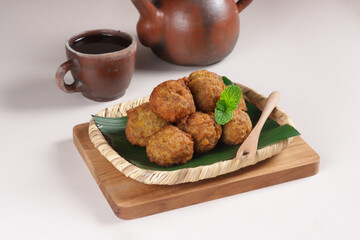 Cekodok Pisang is a traditional Malay fritter snack made from Banana, other name is jemput-jemput or Cucur Pisang.