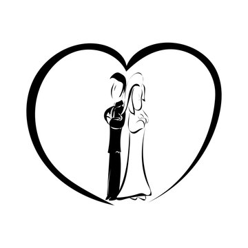 Brautpaar Illustration Images – Browse 817 Stock Photos, Vectors, and