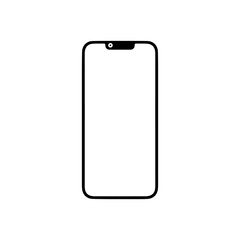 Phone icon smartphone icon vector white background