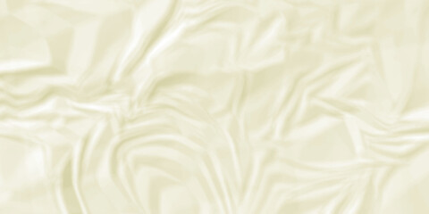 Abstract background of white silk and yellow fabric background texture and yellow color crumpled paper texture background. yellow crumpled and Wrapping paper textuter.	
