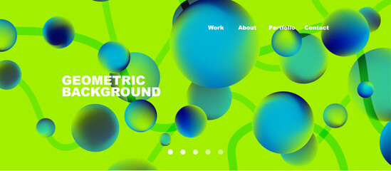 Connected dots geometric landing page background. Vector Illustration For Wallpaper, Banner, Background, Card, Book Illustration, landing page