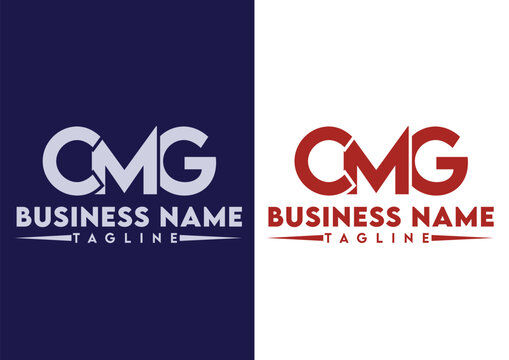 Letter CMG logo design vector template, CMG logo