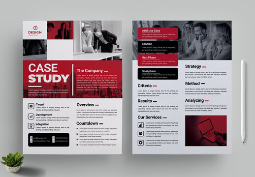 Business Case Study Design Template