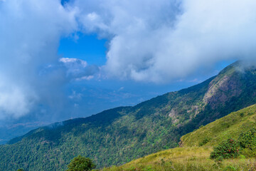 Top of the Doi Inthanon mountain of the Chiang Mai, Thailand