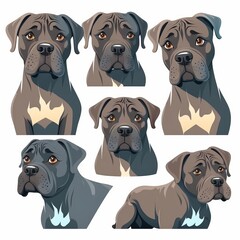 Cane Corso Collection Of Emotions