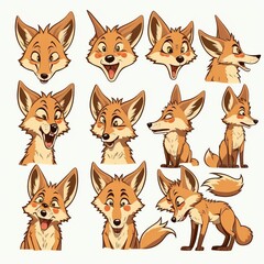 Coyote Collection Of Emotions