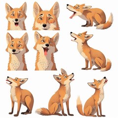 Coyote Collection Of Emotions