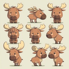 Obraz premium Elk Collection Of Emotions