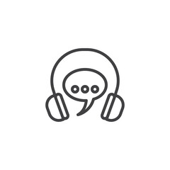 Online support line icon