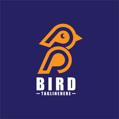 Bird B Logo - Vector logo template